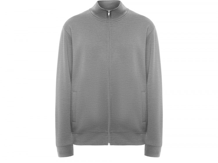 Толстовка на молнии Ulan, серый меланж