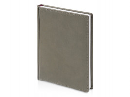 Ежедневник А5 датированный Velvet 2026, серый