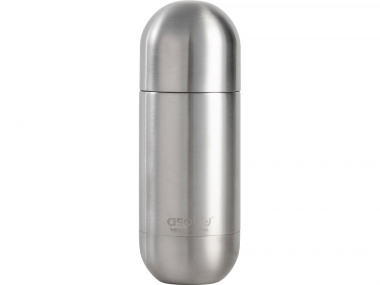 Термос ORB, серебристый, квадратная упаковка