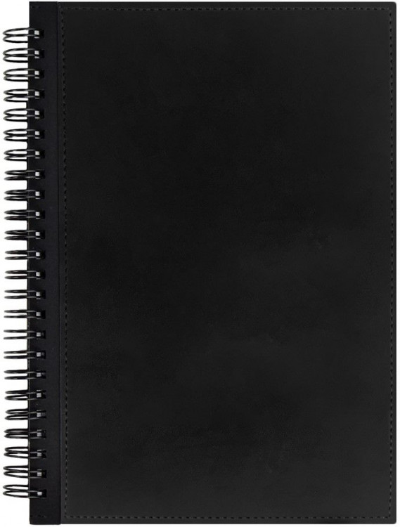 Ежедневник Notera Maxi, недатированный, черный