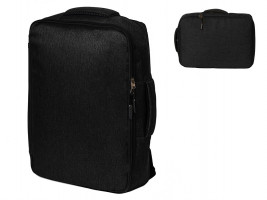 Рюкзак-трансформер Turnover, черный