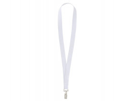 Ланьярд с клипом, белый