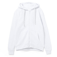 Толстовка на молнии с капюшоном Siverga 2.0 Heavy, белая