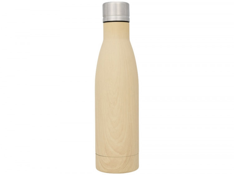 Бутылка Vasa с вакуумной изоляцией и покрытием под дерево, коричневый