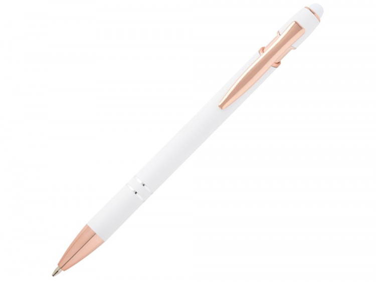Nanna шариковая ручка с отделкой из розового золота - Белый (черные чернила)