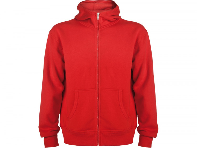 Толстовка на молнии Montblanc унисекс, красный