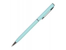 Ручка шариковая автоматическая BrunoVisconti® PALERMO цвет корпуса голубой, soft-touch, 0.7 мм