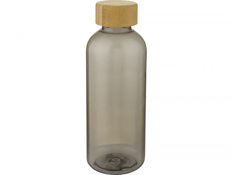 Ziggs спортивная бутылка из переработанного пластика объемом 650 мл, transparent charcoal