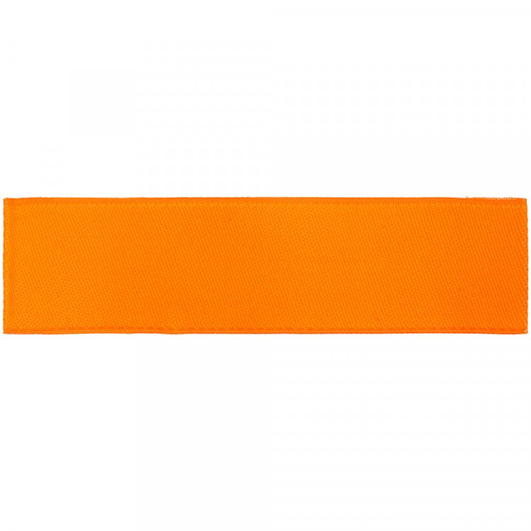 Лейбл тканевый Epsilon, S, оранжевый неон