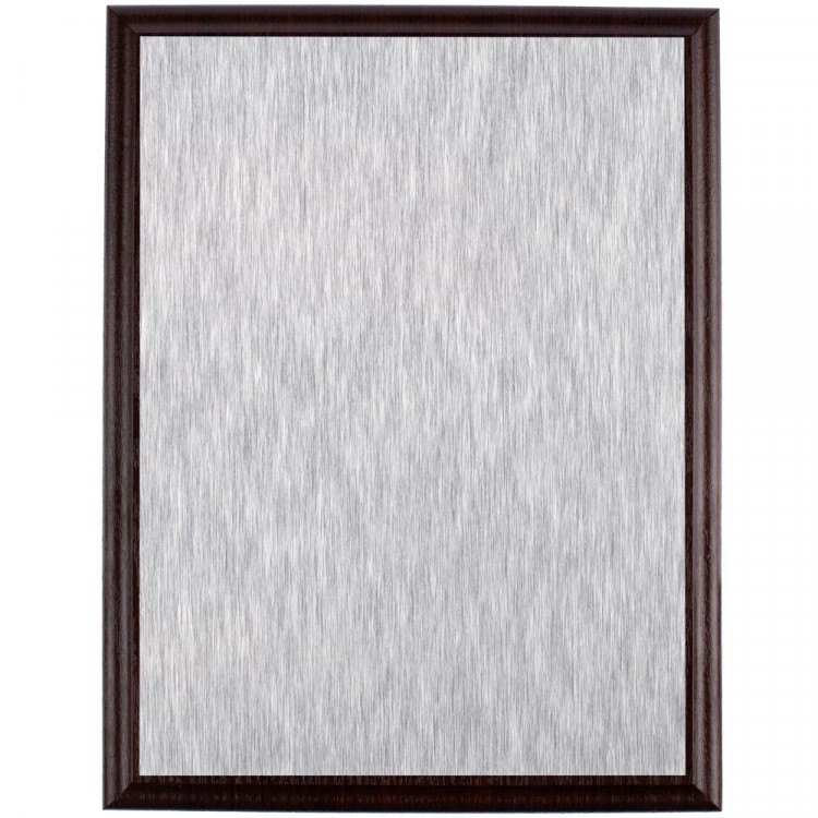 Плакетка Plaque, большая, вишня с серебристой пластиной