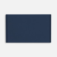 Лейбл из ПВХ Dzeta, XL, темно-синий