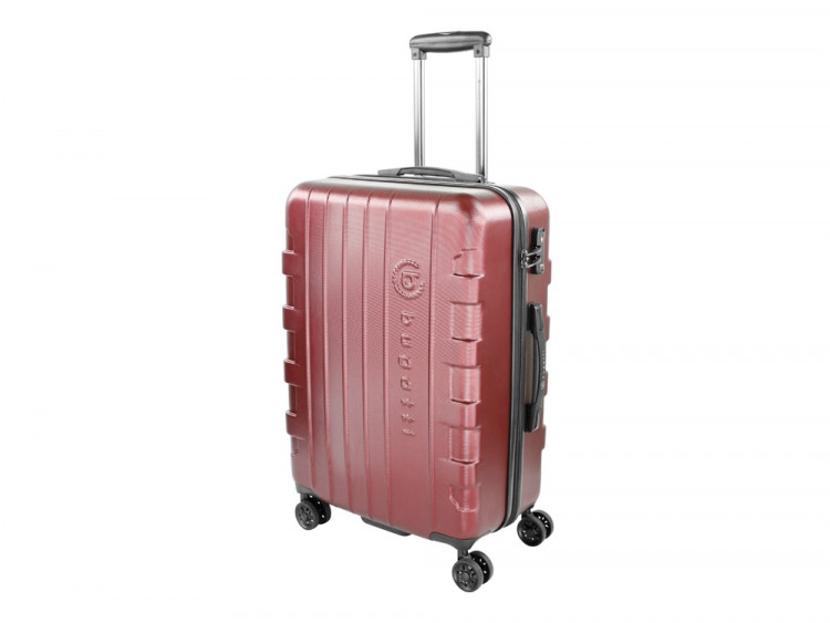 Чемодан BUGATTI Galatea, красный, поликарбонат / АБС-пластик, 46х27,5х67 см, 65 л