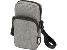 Сумка для телефона Ross из переработанного материала, серый яркий