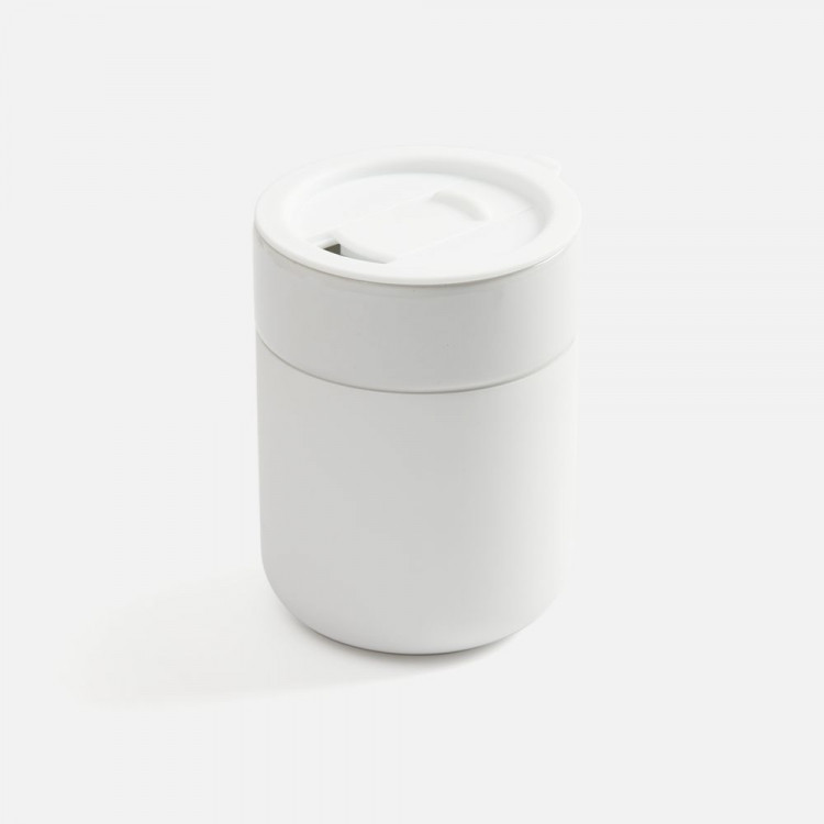 Кружка Nabo с силиконовым держателем, белая