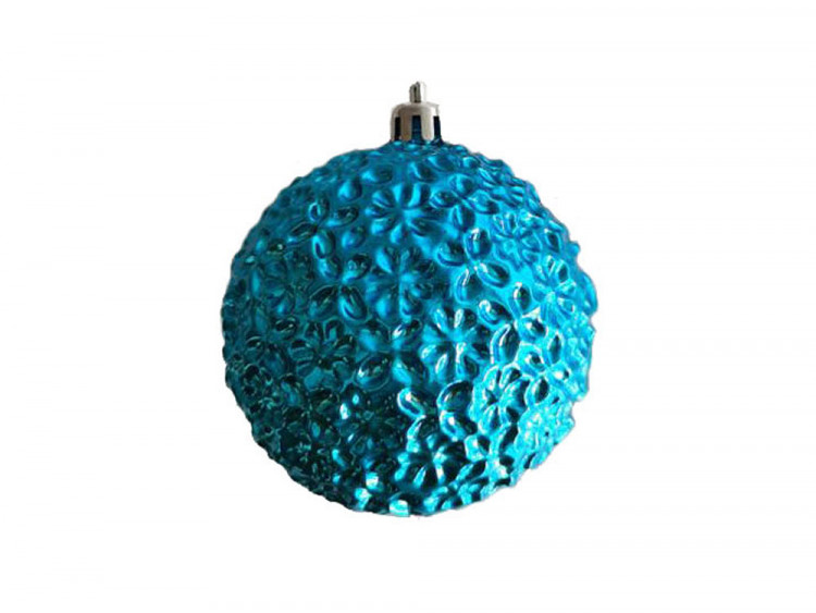 Новогоднее подвесное украшение из полистирола / 8x8x8см, синий