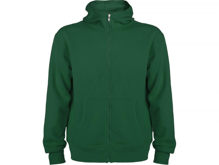 Толстовка на молнии Montblanc унисекс, бутылочный зеленый