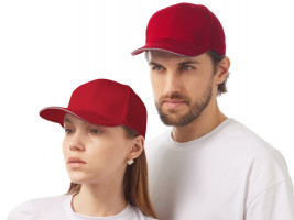 Кепка со светоотражающим кантом, классический синий