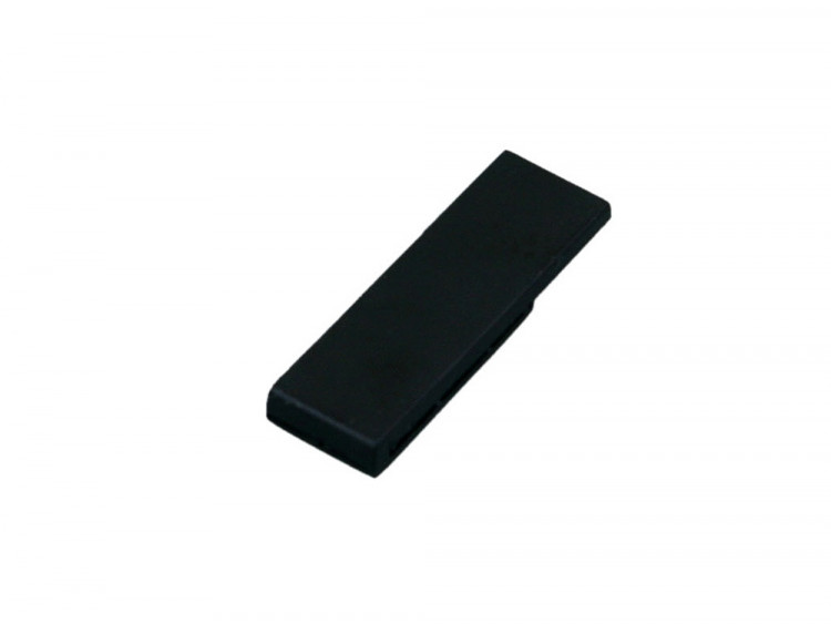 Флешка промо в виде скрепки, 16 Гб, черный