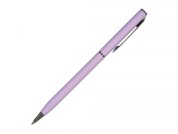 Ручка шариковая автоматическая BrunoVisconti® PALERMO цвет корпуса сиреневый, soft-touch, 0.7 мм