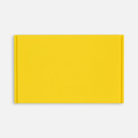 Лейбл из ПВХ Dzeta, XL, желтый