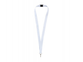 Ремешок на шею с карабином Бибионе, белый