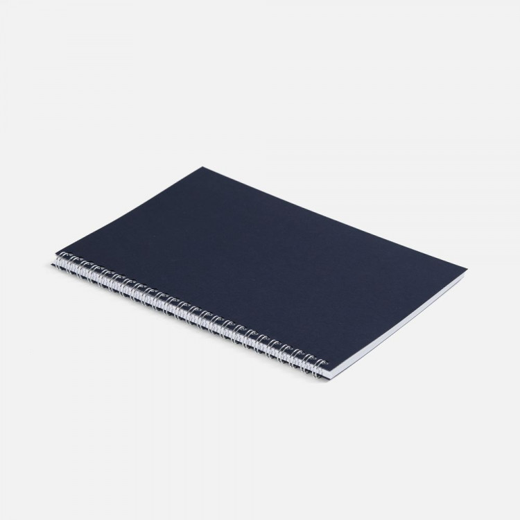 Блокнот Salvador в клетку, темно-синий
