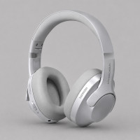 Беспроводные накладные наушники Stereo Ultra ANC, BT 5.4, ANC/ENC, 500мАч, серебристый, Deppa