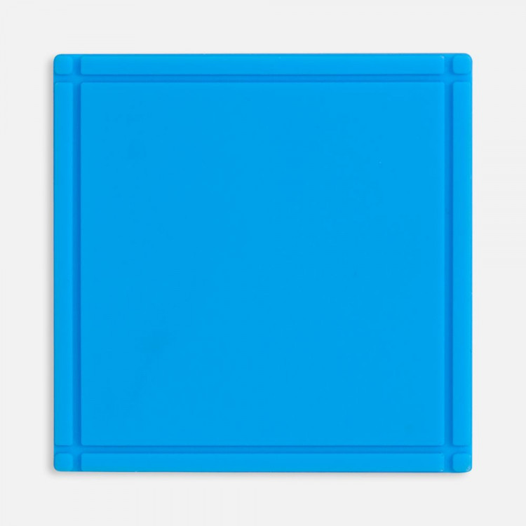 Лейбл из ПВХ Dzeta, L, голубой