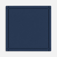 Лейбл из ПВХ Dzeta, L, темно-синий