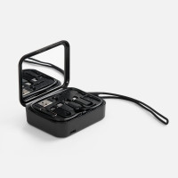 Набор для ухода за гаджетами с беспроводной зарядкой Rules, черный