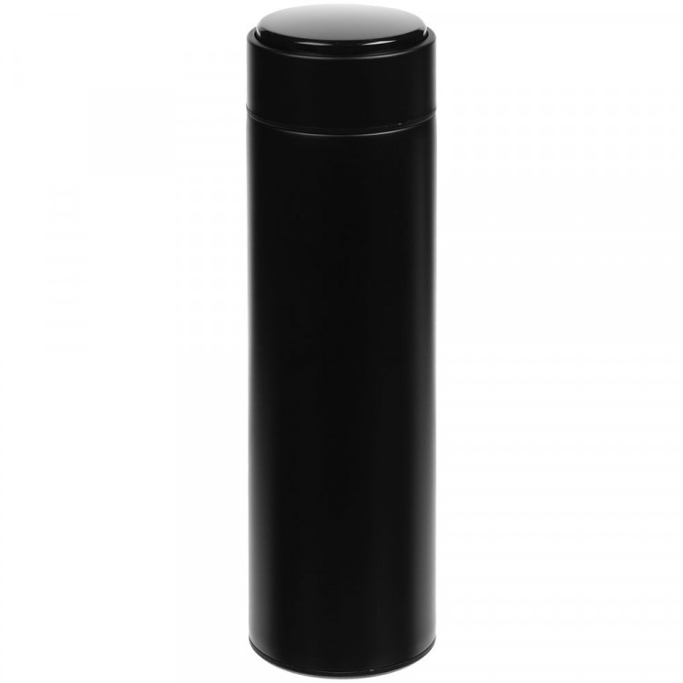 Смарт-бутылка с заменяемой батарейкой Long Therm, черная