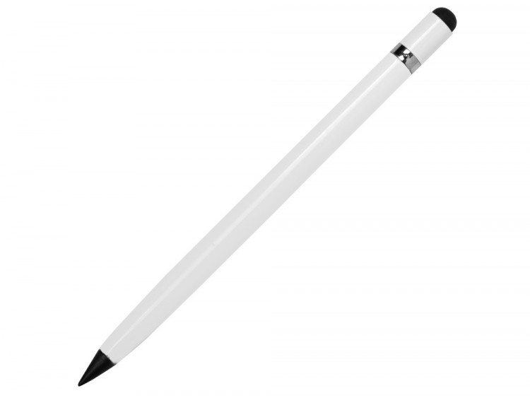Вечный карандаш Eternal со стилусом и ластиком, белый
