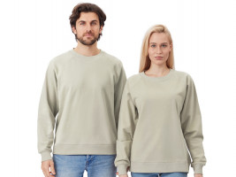 Свитшот оверсайз с рукавом реглан Belgrade, унисекс, оливковый