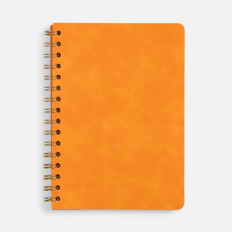 Ежедневник Spiral, недатированный, оранжевый