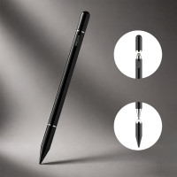 Стилус универсальный Pro Stick для планшетов и смартфонов, черный, Deppa