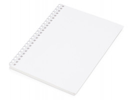 Блокнот на мягкой спирали А5 Sahara, 60 листов 70 гр/м2, белый