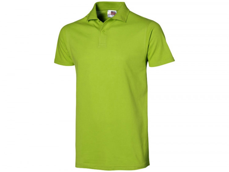 Рубашка поло First мужская, зеленое яблоко