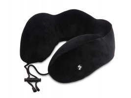 Подушка для путешествий с эффектом памяти Мемо Bluewinder Black