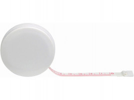Рулетка Button, 1,5 м, белый
