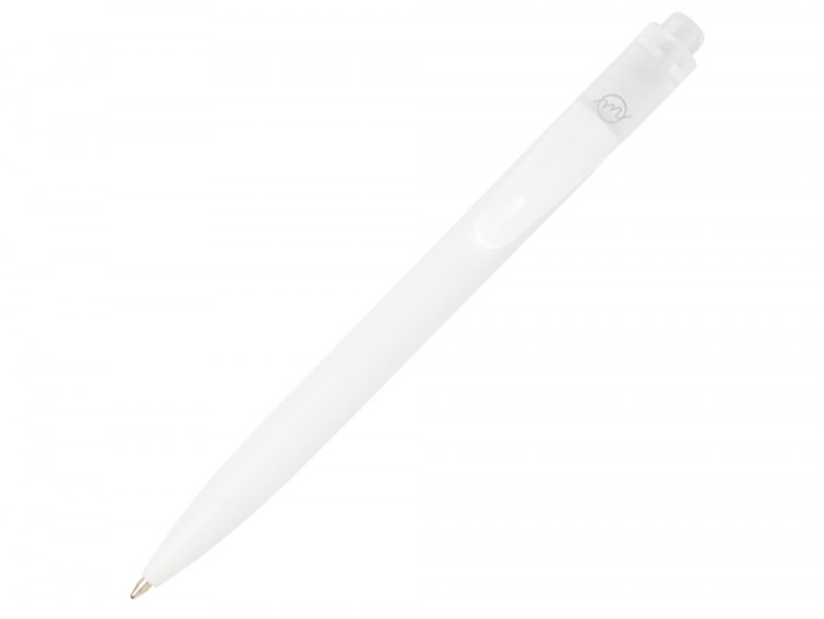 Шариковая ручка Thalaasa из океанического пластика, белый прозрачный/белый