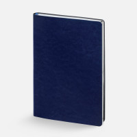 Ежедневник Nebraska Flex, недатированный, синий с серебром