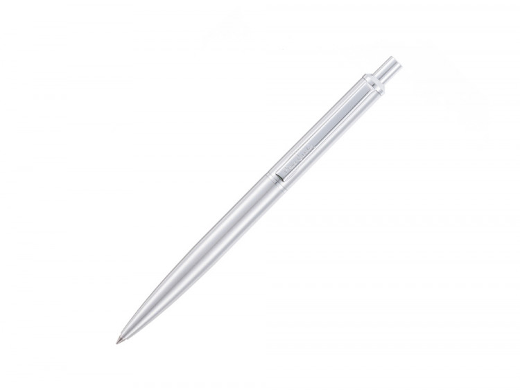 Ручка шариковая Pierre Cardin GAMME Classic. Цвет - серебристый. Упаковка Е