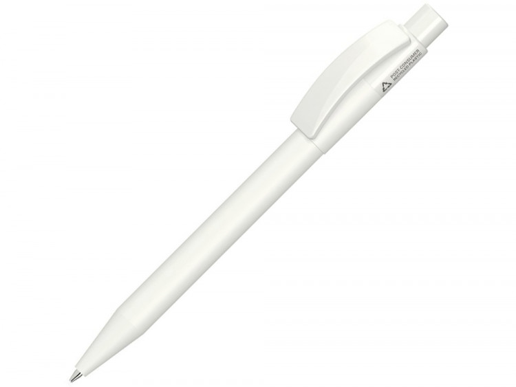 Шариковая ручка из вторично переработанного пластика Pixel Recy, белый