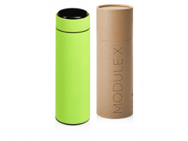 Вакуумный термос Module X с индикатором температуры, 500 мл, тубус, зеленое яблоко 375C