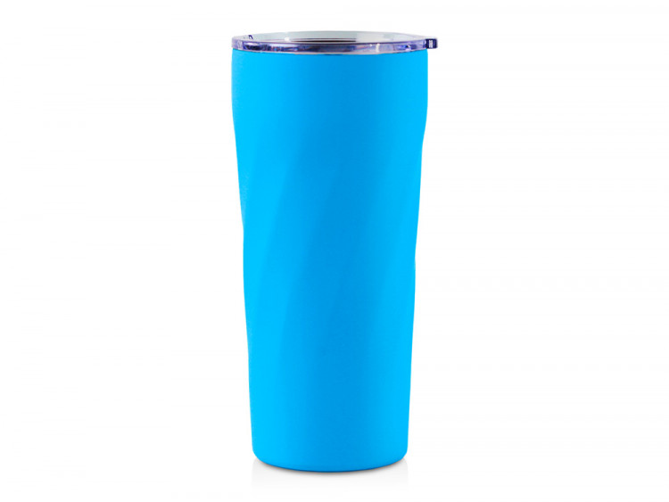 Термокружка FAMILY RADMIR, soft touch (Голубой)