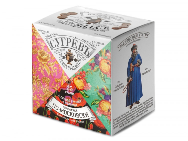 Черный чай СУГРЕВ По-Московски, 25 г