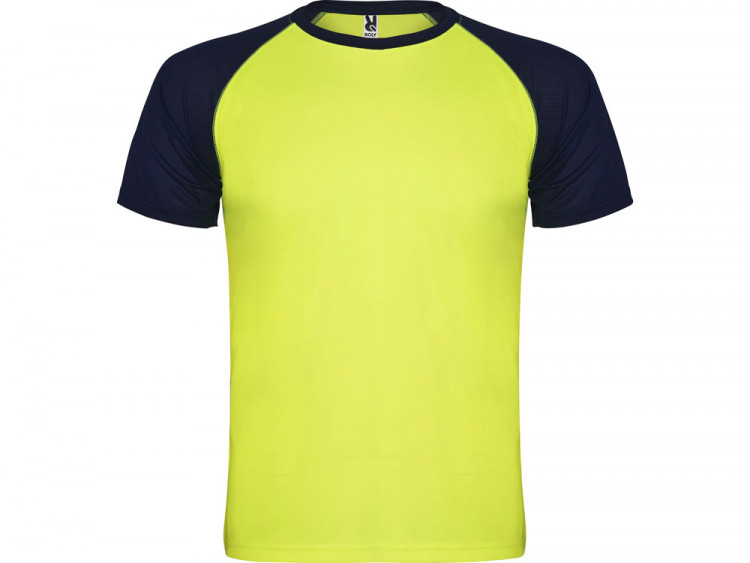 Спортивная футболка Indianapolis мужская, неоновый желтый/нэйви