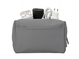 Органайзер для электроники и проводов из искусственной кожи Sofit, серый