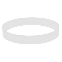 Браслет силиконовый FEST; 20 x 1,2 x 0,2 см; белый; силикон