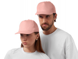 Бейсболка Poly 5-ти панельная 120гр, лососевый